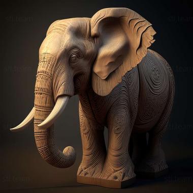 3D model Elephantiformes (STL)